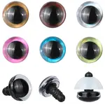 24 Sets 6 Colors ABS Plastic Safety Craft Eye