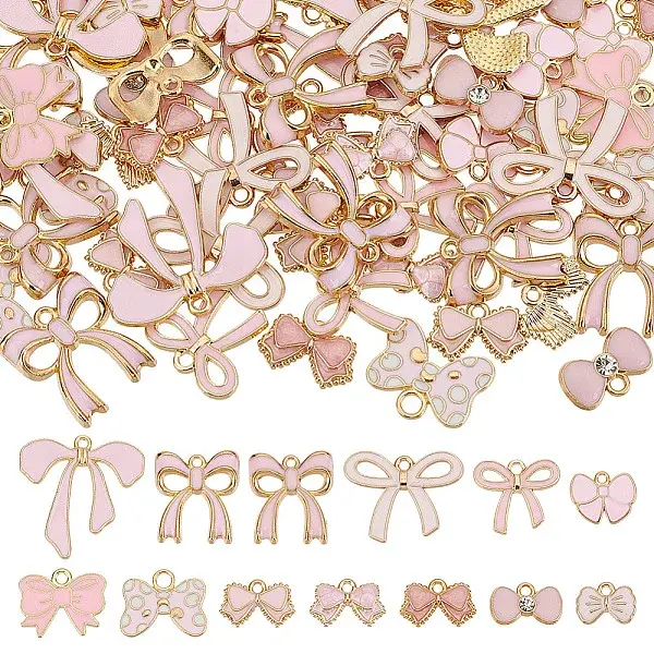 82Pcs 13 Styles Alloy Pendants