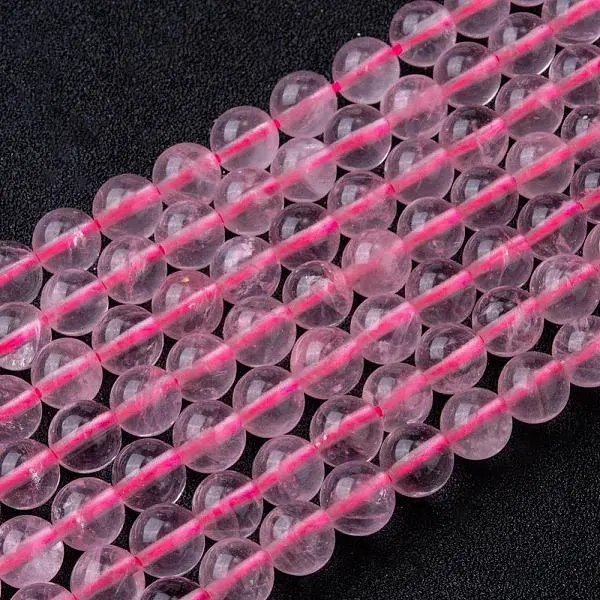 Natural Rose Quartz Bead Strands