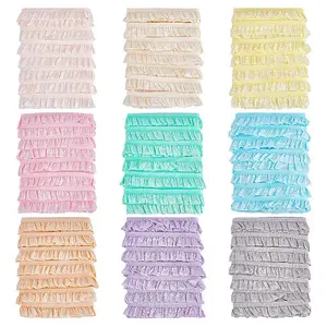 45m 9 Colors Polyamide Yarns Lace Trim