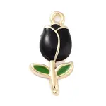 Golden Plated Alloy Enamel Pendants