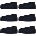 6Pcs Cloth Wide Headband for Sports