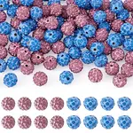 100Pcs 2 Ccolors Handmade Polymer Clay Rhinestone Beads