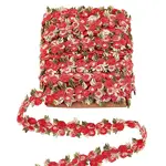 4.6-5Yards Flower Polyester Trim Ribbon