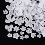 Frosted Acrylic Bead Caps