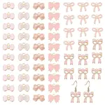60Pcs 6 Styles Alloy Enamel Pendants