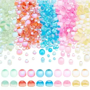 5 Bags 5 Colors Glass Cabochon