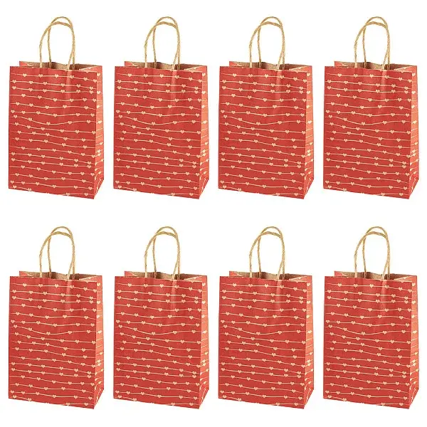10Pcs Valentine's Day Paper Bags