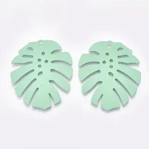 Spray Painted Iron Pendants