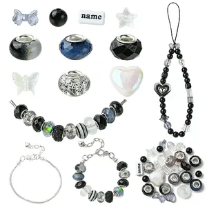 DIY Brass European Bracelets Making Sets