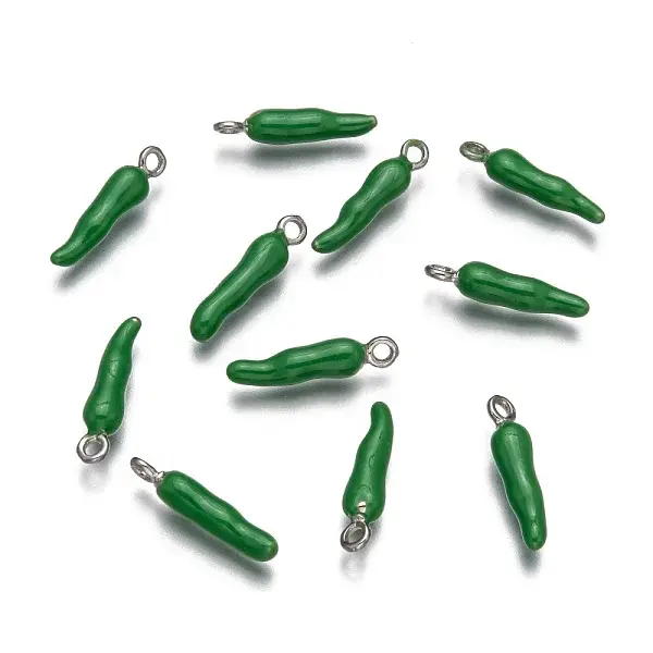 Brass Enamel Pendants
