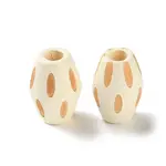 Schima Wood Carved European Beads