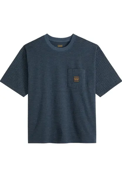 LEVI'S ® Tričko 'WORKWEAR'  zafírová / čierna