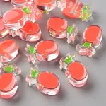 Transparent Enamel Acrylic Beads
