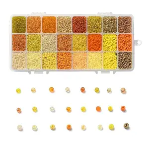 600G 24 Colors Glass Seed Beads