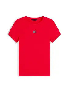 Tommy Jeans Tričko  červená