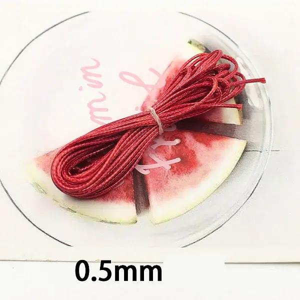 Waxed Polyester Cord