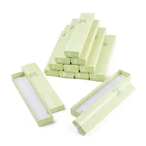 Cardboard Jewelry Necklace Boxes with Bowknot