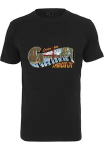 American Life Greetings Tee černé