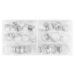 Spony na hadice, 16-32 mm, sada 34 ks - NEO tools 11-981