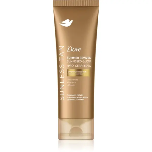 Dove Summer Revived Sunless Tan samoopalovací mléko odstín Dark 200 ml