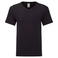 Černé pánské tričko Iconic V-Neck Fruit of the Loom