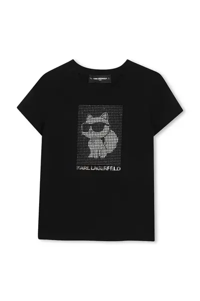 Karl Lagerfeld tričko dětské s bavlnou