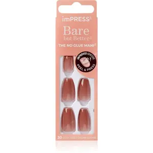 KISS imPRESS Bare but Better umelé nechty samolepiace Flare 30 ks