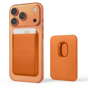 Tech-Protect MagWallet MagSafe obal na kartu na mobil, oranžový