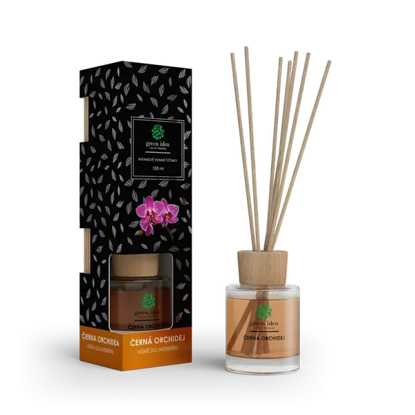 Ratanové vonné tyčinky Čierna orchidea 100 ml - Green idea