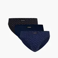 Pánské sportovní slipy ATLANTIC 3Pack - tmavě modré