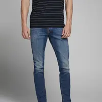 Modré slim fit džíny Jack & Jones Glenn - Pánské