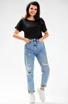 Awama Woman's Blouse A588 Black