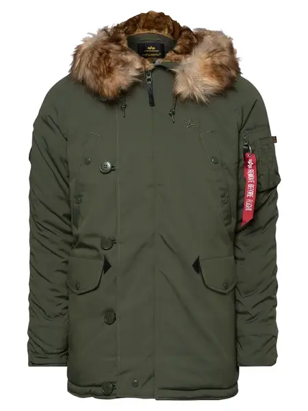 ALPHA INDUSTRIES Zimná bunda 'Explorer'  olivová