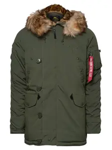ALPHA INDUSTRIES Zimná bunda 'Explorer'  olivová