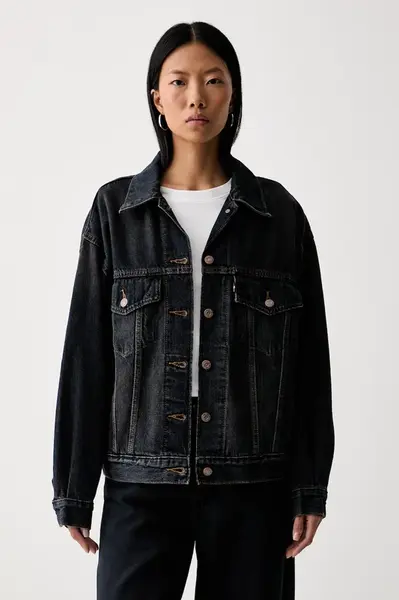 Levi's oversized bunda dámská džínová 90S TRUCKER
