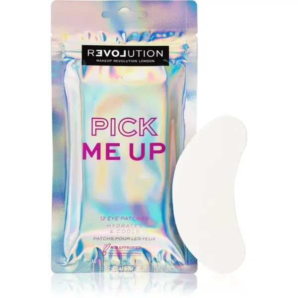 Revolution Relove Pick Me Up maska na oční okolí s chladivým účinkem 12x1 ks