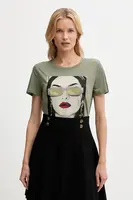 Tričko Guess dámské, zelená barva, W5YI49 K7WS0