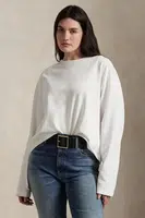Bavlněné tričko s dlouhým rukávem Polo Ralph Lauren bílá barva, 211967107