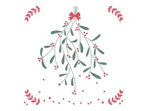 Ubrousek P 33x33 vánoční MES100913