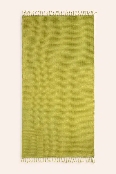 Osuška Calma House Ola 100 x 180 cm zelená barva