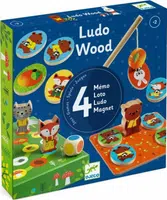 Sada 4 her Ludo Wood