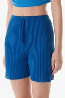 27145 Dewberry Ribbed Drawstring Jersey Shorts-SAKS