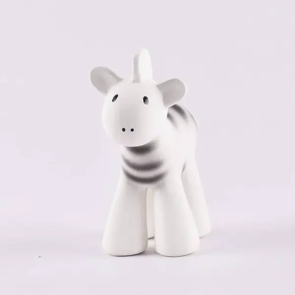 Tikiri Safari - hrkálka a hryzátko z prírodnej gumy - Zebra