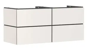 Hansgrohe Xilesa E - Umývadlová skrinka, 62x138x55 cm, 4 zásuvky, matná béžová 54305780