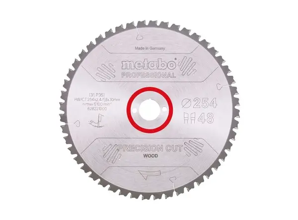 Metabo - Pílový kotúč do dreva, 254x30 mm, 48 zubov 628221000