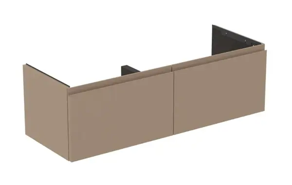 Ideal Standard Finesse - Umývadlová skrinka, 120x44x37 cm, 2 zásuvky, Matt Greige E3389UP