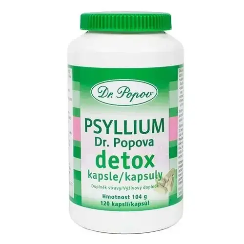 Dr.Popov Psyllium Detox 120 kapslí