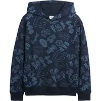 GAP V-FRCH FT FALL LOGO PO - AOP PRINT Chlapčenská mikina, čierna, veľkosť