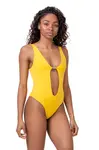 Nebbia High-energy monokini 560, S, žlutá